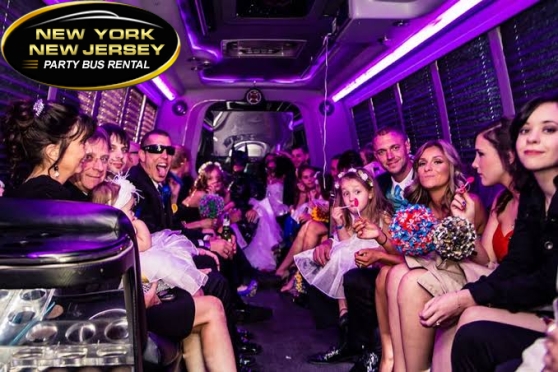 hiring a wedding party bus in NYC